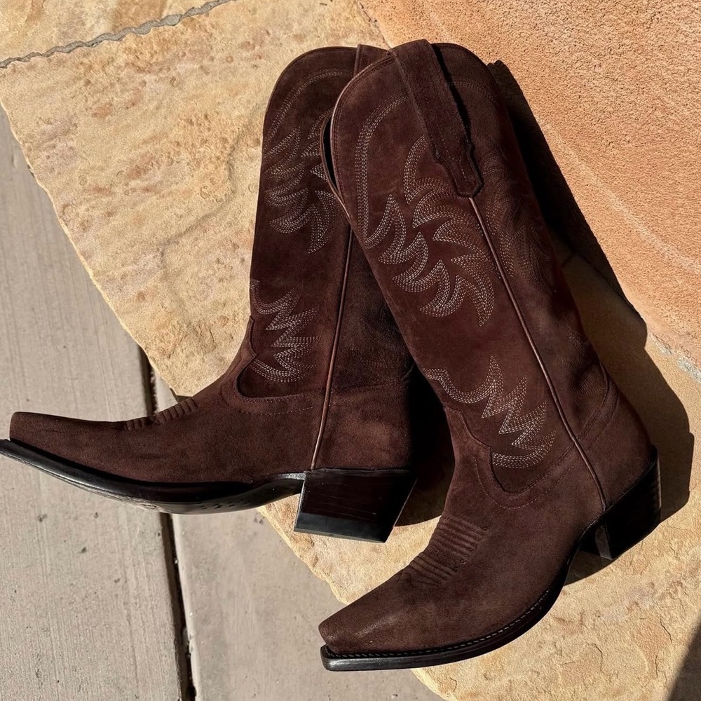 Tecovas Chocolate Deer Roughout